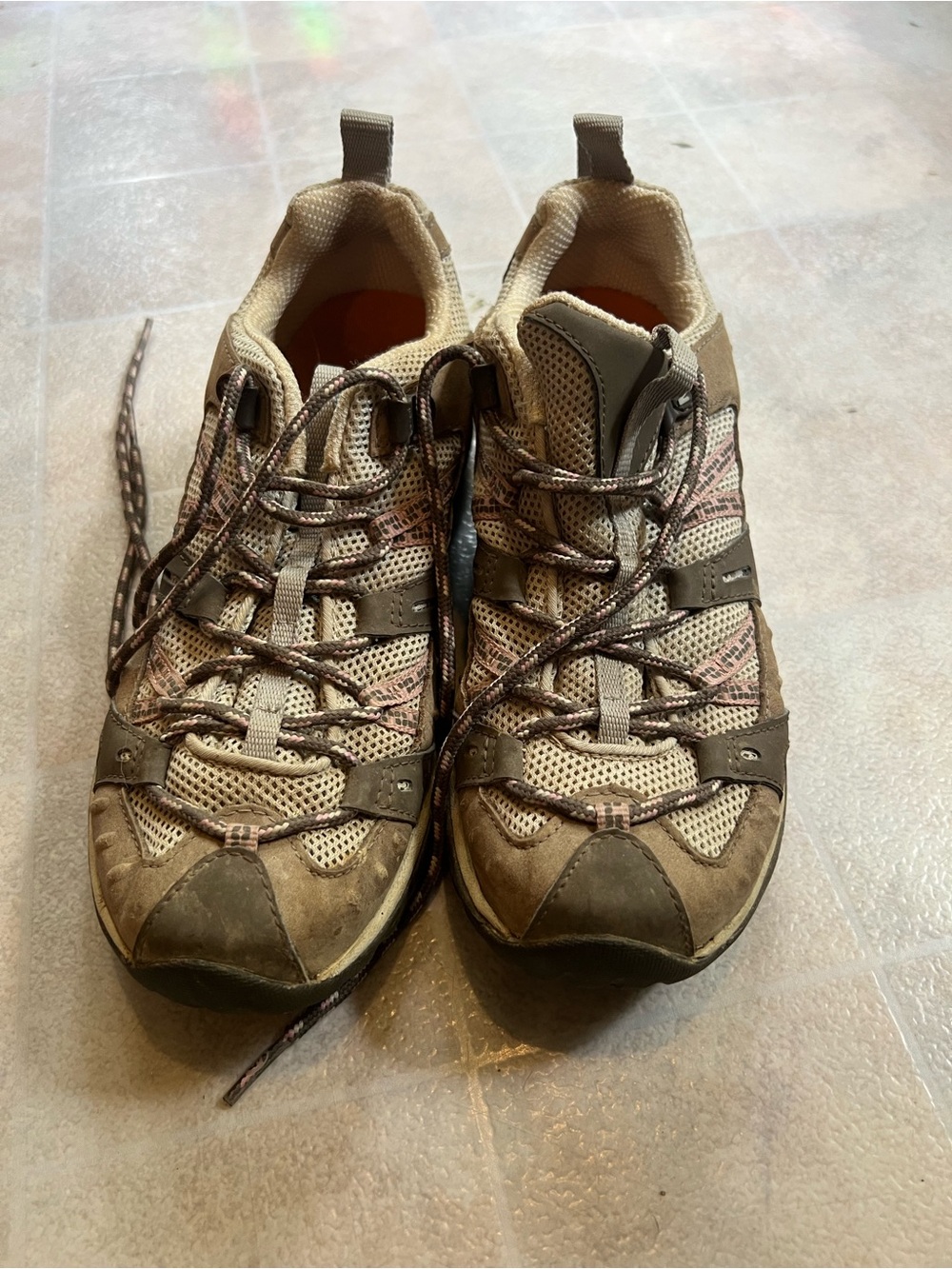 Merrell Women's Athletic Trail Shoes - Tan/Cream